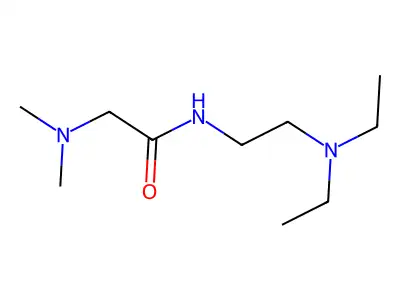 Acetamide, N-(2-(diethylamino)ethyl)-2-(dimethylamino)- structure