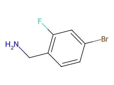 (4-Bromo-2-fluorophenyl)methanamine structure