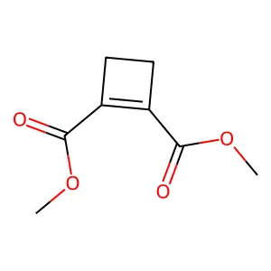 1,2-Dimethyl cyclobut-1-ene-1,2-dicarboxylate structure