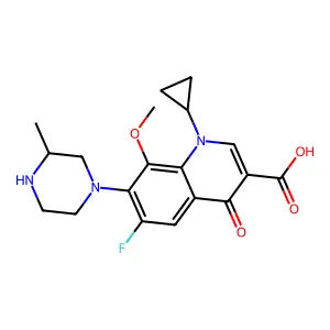 Gatifloxacin structure
