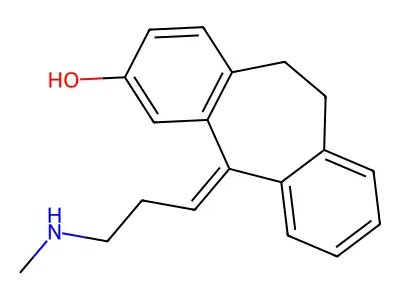 3-Hydroxynortriptyline structure