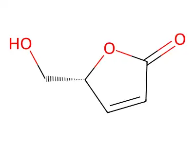 5-(hydroxymethyl)-2(5H)-furanone structure