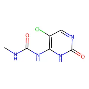 Urea, N-(5-chloro-1,2-dihydro-2-oxo-4-pyrimidinyl)-N'-methyl- structure
