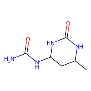 Urea, N-(hexahydro-6-methyl-2-oxo-4-pyrimidinyl)- structure