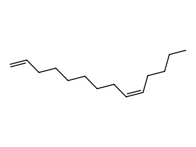 1,9-Tetradecadiene structure