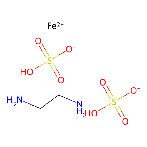 Ferrous ethylenediammonium sulfate structure