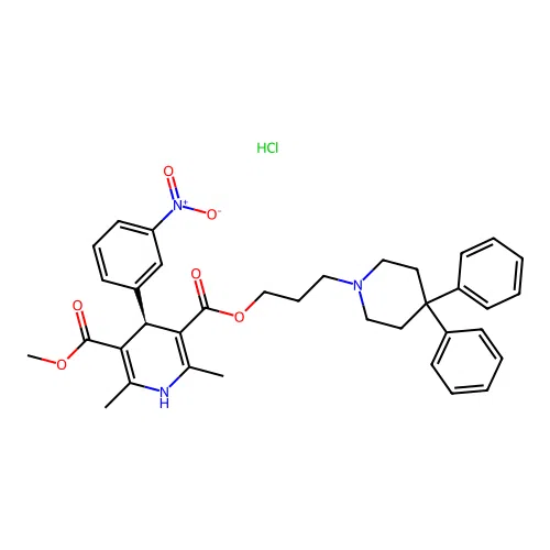 Dexniguldipine hydrochloride structure