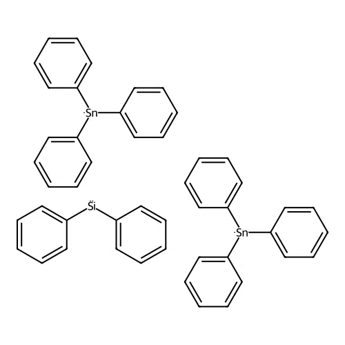 Silane, diphenylbis(triphenylstannyl)- structure