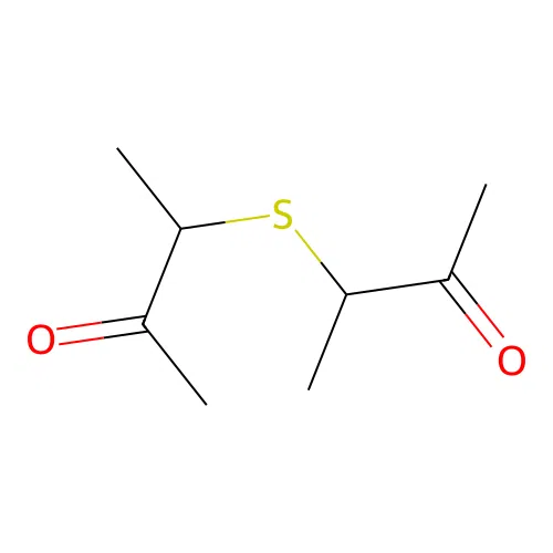Bis(1-methyl-2-oxopropyl) sulfide structure