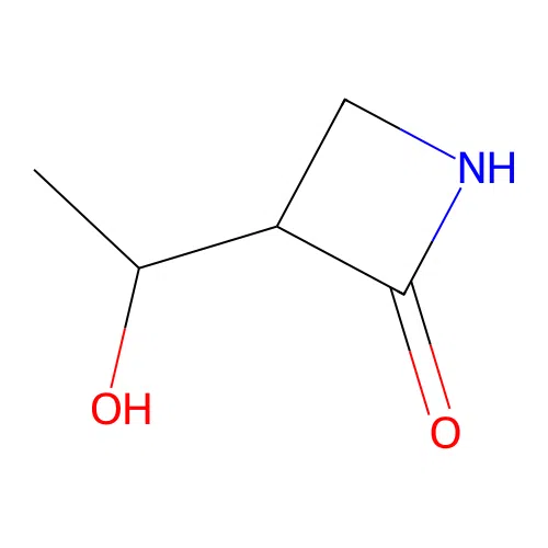 3-(1'-Hydroxyethyl)-2-azetidinone structure