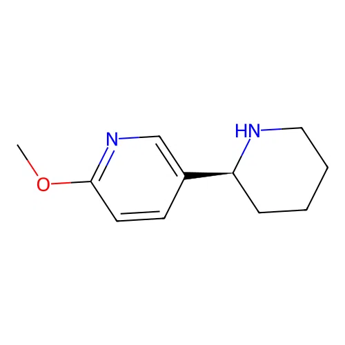 5-((2S)(2-Piperidyl))-2-methoxypyridine structure