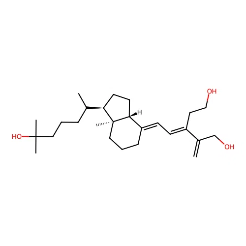 2-nor-1,3-seco-1,25-dihydroxyvitamin D3 structure