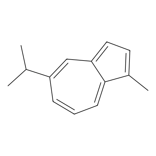 Azulene, 1-methyl-5-(1-methylethyl)- structure
