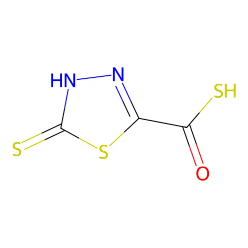1,3,4-Thiadiazole-2-carbothioic acid, 4,5-dihydro-5-thioxo- structure