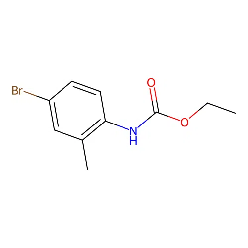 Carbamic acid, (4-bromo-2-methylphenyl)-, ethyl ester structure