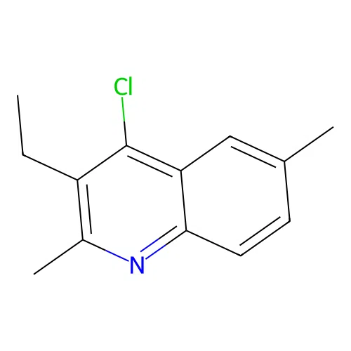 4-Chloro-3-ethyl-2,6-dimethylquinoline structure