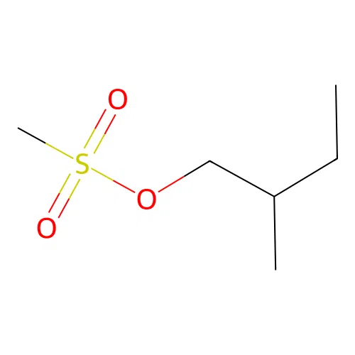 2-Methylbutyl methanesulfonate structure