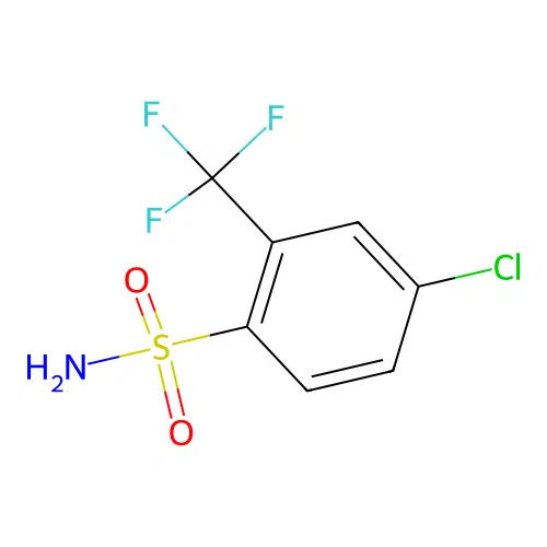 4-Chloro-2-(trifluoromethyl)benzenesulfonamide structure
