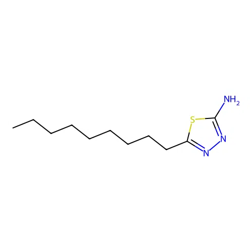 5-Nonyl-1,3,4-thiadiazol-2-amine structure