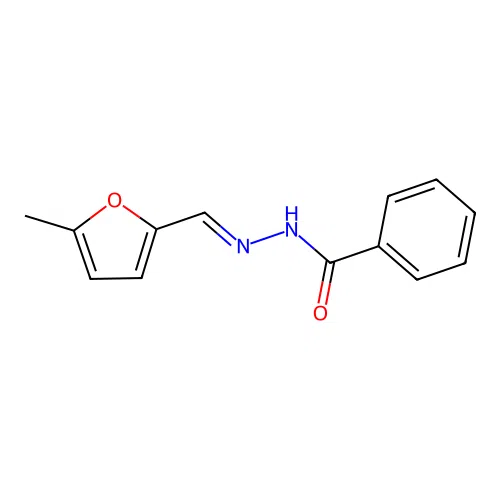 N'-[(5-methyl-2-furyl)methylene]benzohydrazide structure