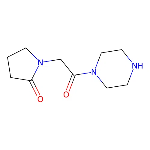 1-[2-Oxo-2-(1-piperazinyl)ethyl]-2-pyrrolidinone structure