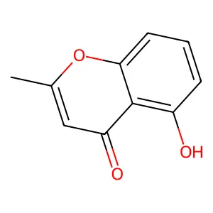 5-hydroxy-2-methyl-4H-chromen-4-one structure