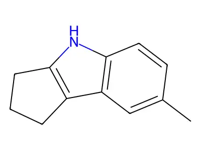 7-Methyl-1,2,3,4-tetrahydrocyclopenta[b]indole structure