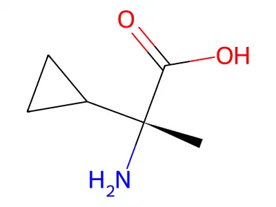 2-Amino-2-cyclopropylpropanoic acid structure