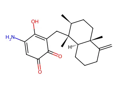 Smenospongine structure