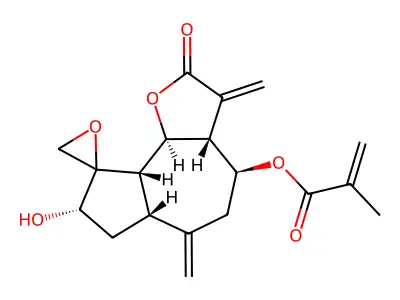 Epoxyrepidiolide structure
