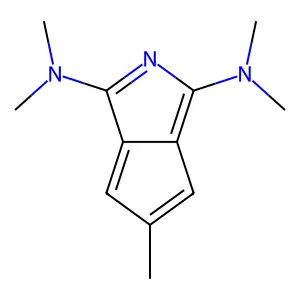 2-Azapentalene, 1,3-bis(dimethylamino)-5-methyl- structure