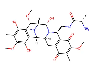 Saframycin Mx1 structure