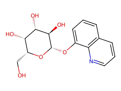 8-Hydroxyquinoline glucoside structure