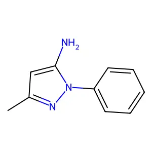 5-Amino-3-methyl-1-phenylpyrazole structure