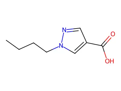 1-Butyl-1h-pyrazole-4-carboxylic acid structure