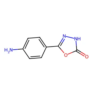 5-(4-Aminophenyl)-1,3,4-oxadiazol-2-ol structure