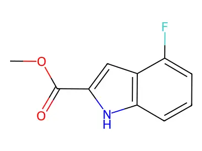 methyl 4-fluoro-1H-indole-2-carboxylate structure