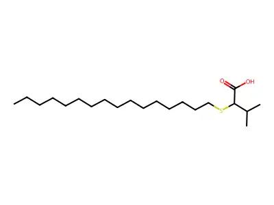 2-Propan-2-yl-18-sulfanyloctadecanoic acid structure
