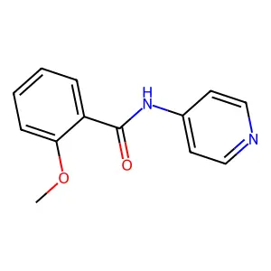 2-methoxy-N-pyridin-4-ylbenzamide structure