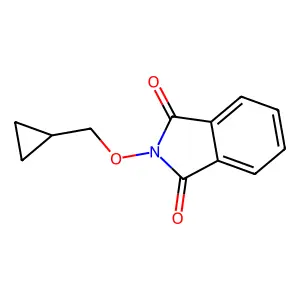 2-(cyclopropylmethoxy)-1H-isoindole-1,3(2H)-dione structure