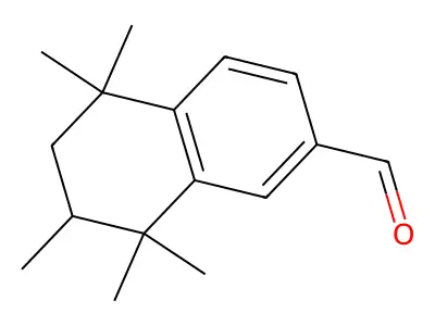 5,6,7,8-Tetrahydro-5,5,7,8,8-pentamethyl-2-naphthalenecarboxaldehyde structure