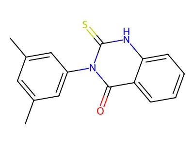 3-(3,5-Dimethyl-phenyl)-2-mercapto-3H-quinazolin-4-one structure