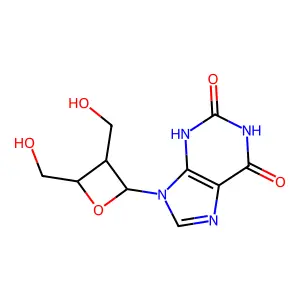 (-)-Oxetanocin X structure