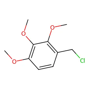 Toluene, alpha-chloro-2,3,4-trimethoxy- structure