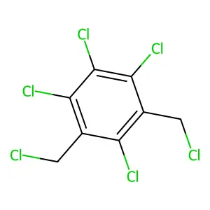 1,2,3,5-Tetrachloro-4,6-bis(chloromethyl)benzene structure