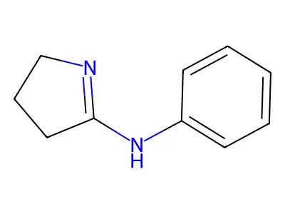 N-phenyl-3,4-dihydro-2H-pyrrol-5-amine structure
