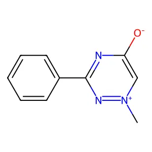 1-Methyl-3-phenyl-1,2,4-triazin-5-one structure