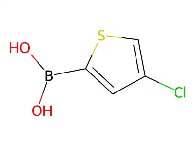 4-Chlorothiophene-2-boronic acid structure