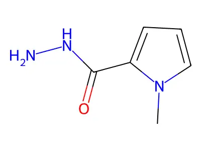 1-methyl-1H-pyrrole-2-carbohydrazide structure