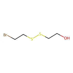 Ethanol, 2-((2-bromoethyl)dithio)- structure
